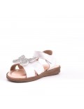 Girl's mixed materials sandal
