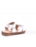 Girl's mixed materials sandal