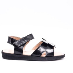 Girl's mixed materials sandal