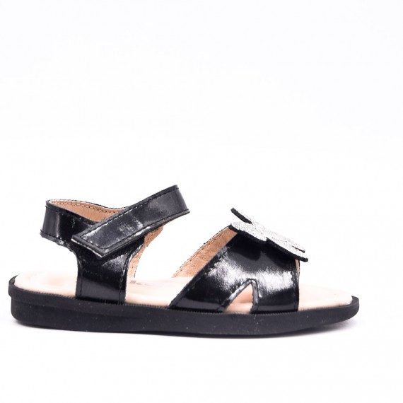 Girl's mixed materials sandal