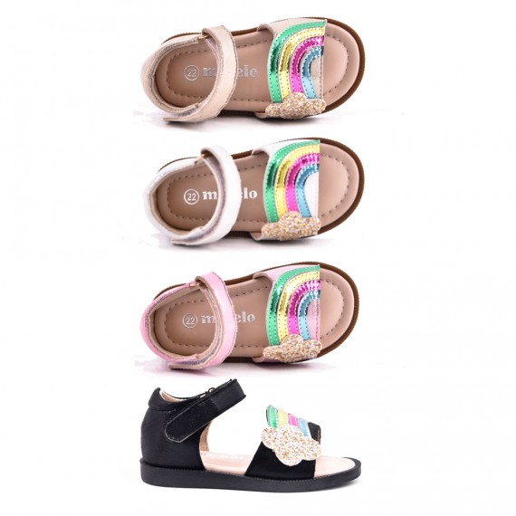 Children's sandal with velcro