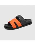 Sandalias de doble tira con cierre ajustable – suela cómoda