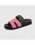 Sandalias de doble tira con cierre ajustable – suela cómoda