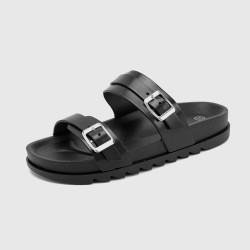 Sandalias de doble tira – diseño ajustable – suela cómoda