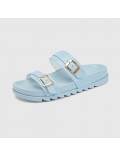 Sandalias de doble tira – diseño ajustable – suela cómoda