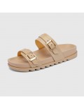 Sandalias de doble tira – diseño ajustable – suela cómoda