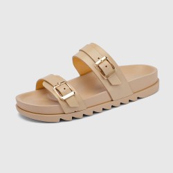 Sandalias de doble tira – diseño ajustable – suela cómoda