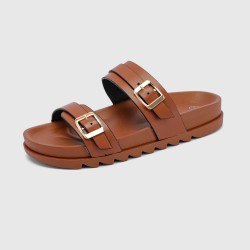 Sandalias de doble tira – diseño ajustable – suela cómoda