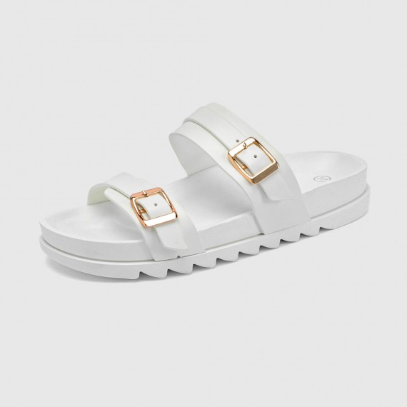 Sandales à double bride – design ajustable – semelle confortable