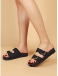 Sandales à double bride – design ajustable – semelle confortable