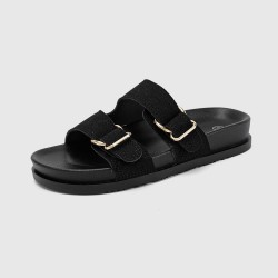 Sandalias de doble tira – diseño ajustable – suela cómoda