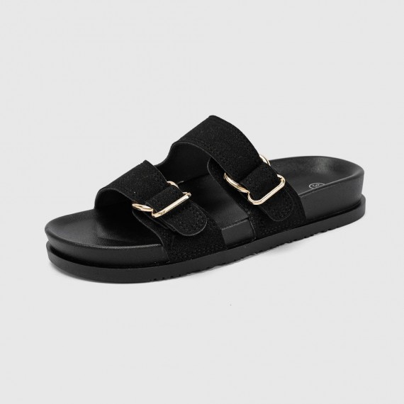 Sandalias de doble tira – diseño ajustable – suela cómoda