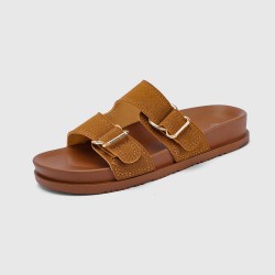 Sandalias de doble tira – diseño ajustable – suela cómoda
