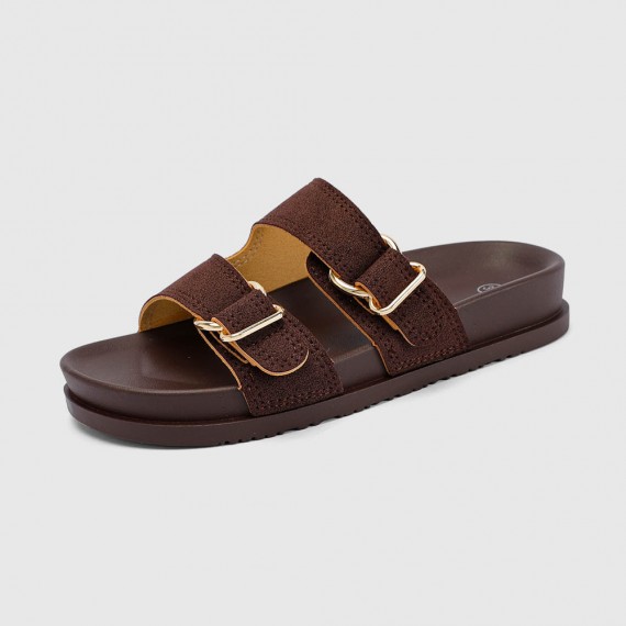 Sandales à double bride – design ajustable – semelle confortable