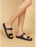 Sandales à double bride – design ajustable – semelle confortable