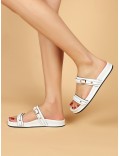 Sandalias de doble tira – diseño ajustable – suela cómoda