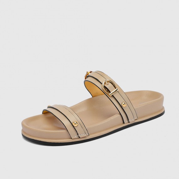 Sandales à double bride – design ajustable – semelle confortable