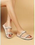 Sandalias de doble tira – diseño ajustable – suela cómoda
