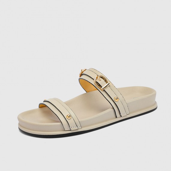 Sandalias de doble tira – diseño ajustable – suela cómoda