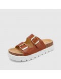 Double Strap Slide Sandals – Adjustable Design – Comfortable Sole