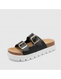 Double Strap Slide Sandals – Adjustable Design – Comfortable Sole