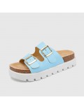 Double Strap Slide Sandals – Adjustable Design – Comfortable Sole