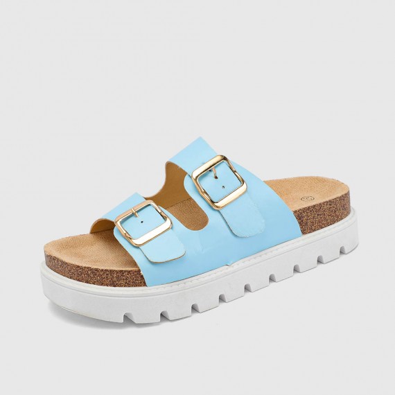 Sandales à double bride – design ajustable – semelle confortable