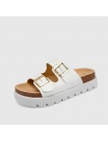 Double Strap Slide Sandals – Adjustable Design – Comfortable Sole