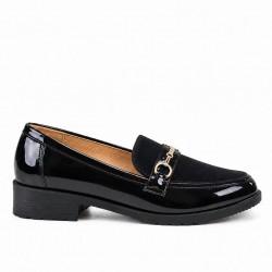 Mocassin en simili cuir pour femme