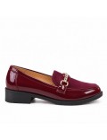 Mocassin en simili cuir pour femme