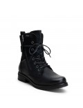Botines de mujer con cordones y cremallera lateral