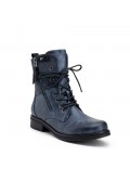Botines de mujer con cordones y cremallera lateral