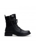 Botines de mujer con cordones y cremallera lateral