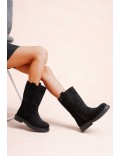Bottes mi-mollet femme