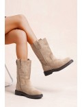 Bottes mi-mollet femme