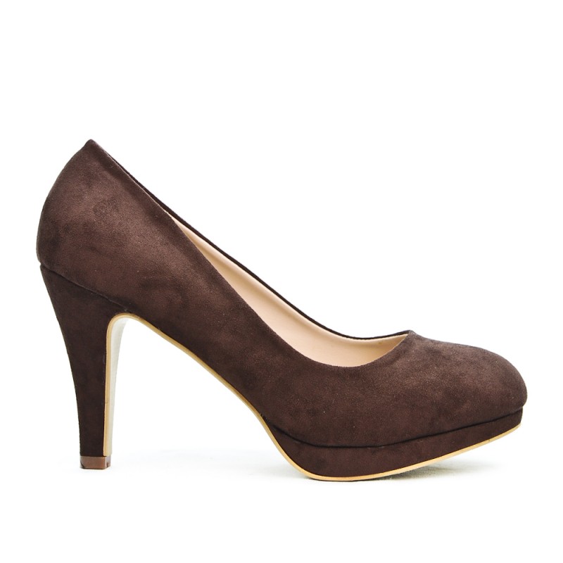escarpin marron