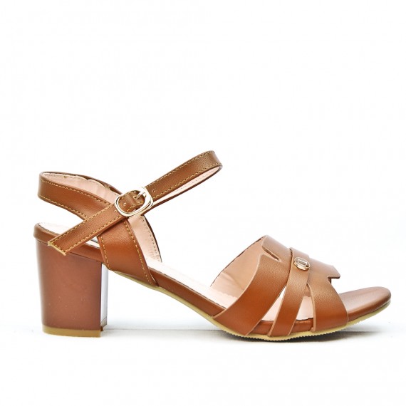 sandales camel talon