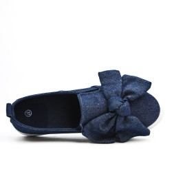 Knit denim tennis