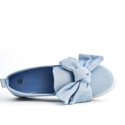 Knit denim tennis