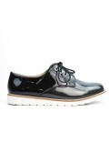 Black Derby en cordones con cordones