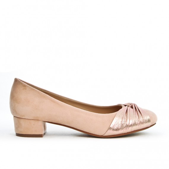 pink square heels