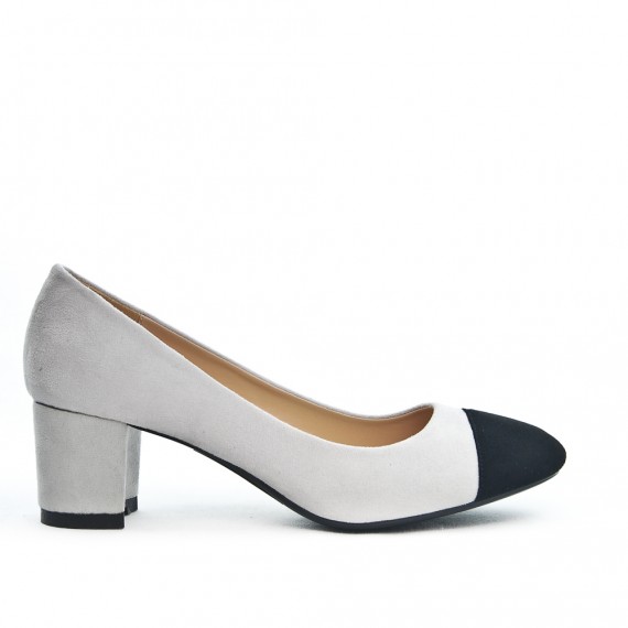 escarpin noir gros talon