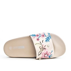 Beige slate with embroidery