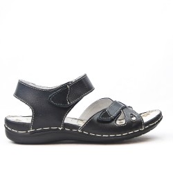 Comfort sandal with velcro closure