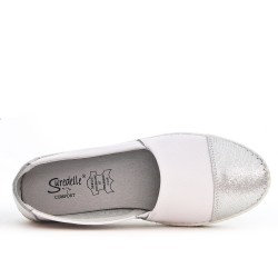 White leather tennis