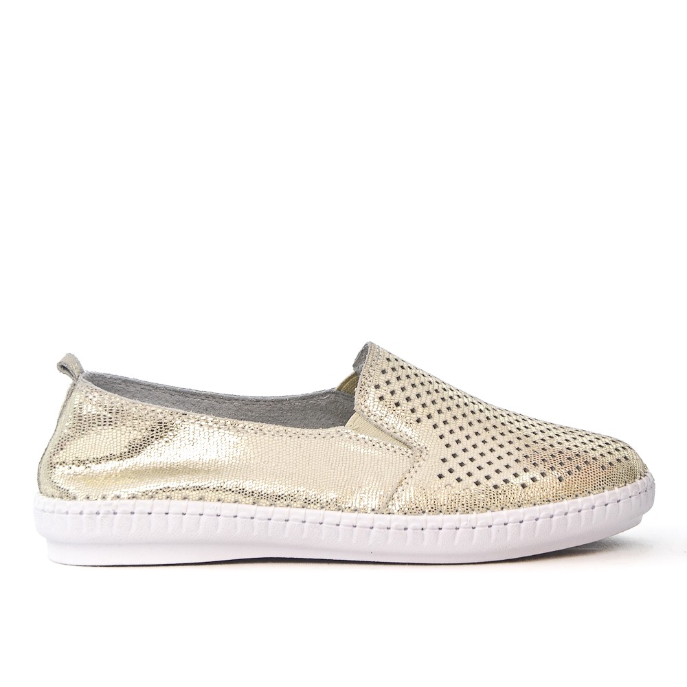 leather slip on tennis shoes