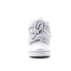 Silver-filled girl boot with bow