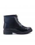Black zipped ankle boot