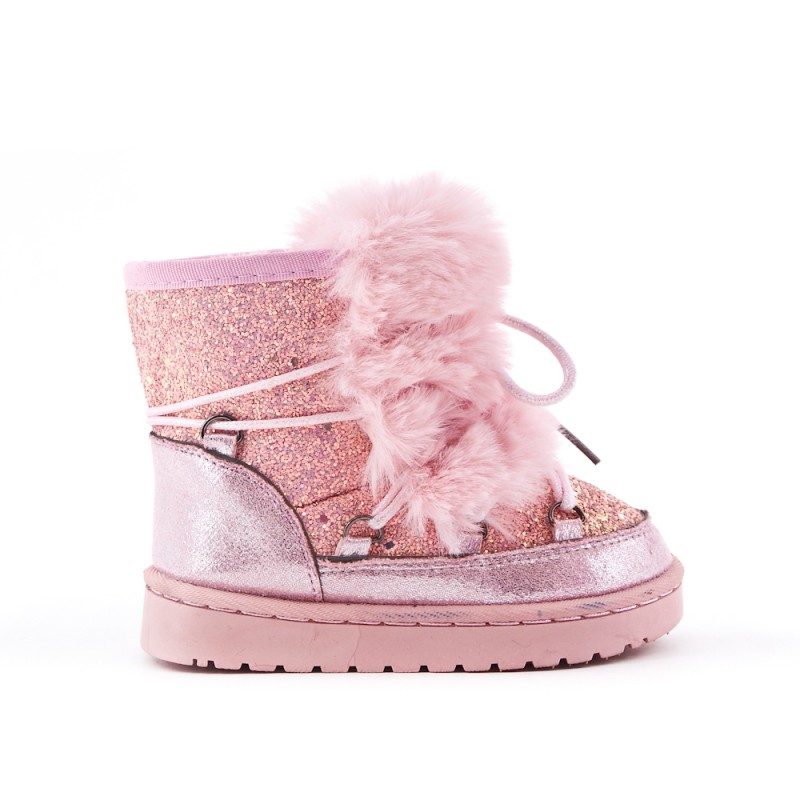 botte rose fille