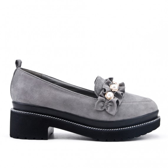 mocassin petit talon